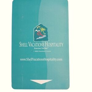 Shell Vacations Hospitality Hotel Room Key Card Travel Company